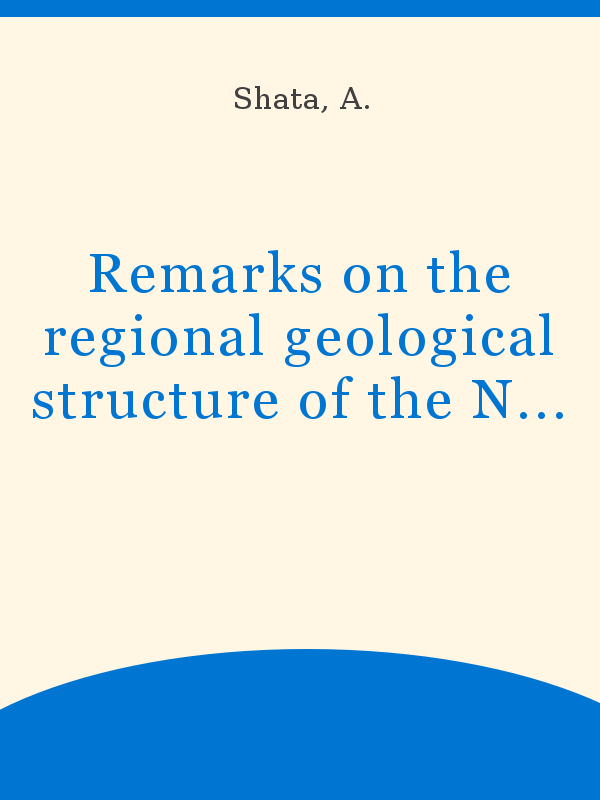 Remarks on the regional geological structure of the Nile Delta